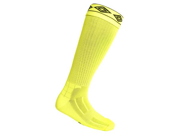 UMBRO City Fotb.Str Neongul/Sort 35-39 Solide strømper - god passform 